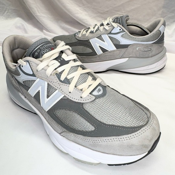 New Balance 990v6 Grey Running Shoes M990GL6 Mens 11 2E Extra Wide USA